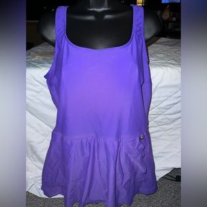 Christina One Piece Swim Suit With Skirt